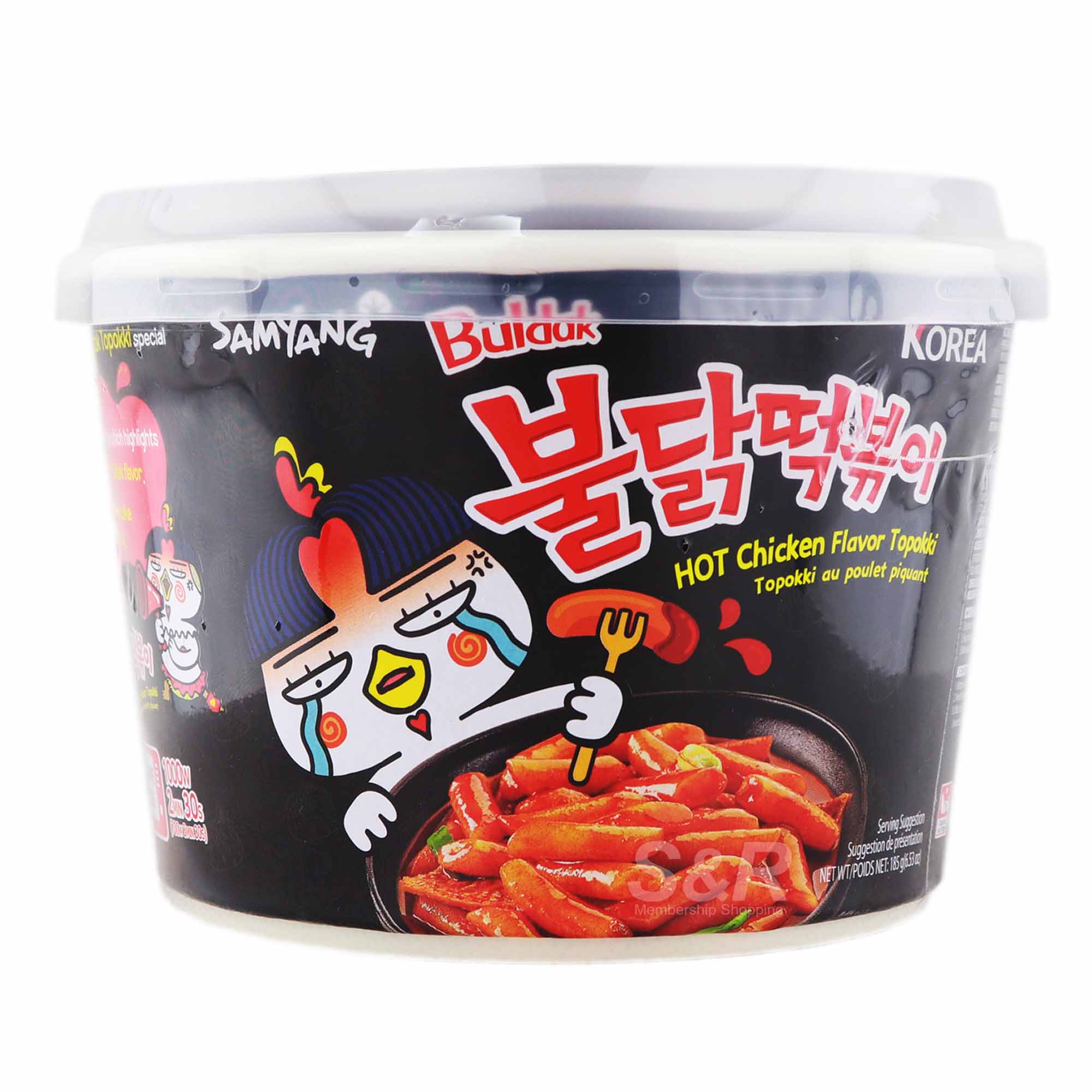 Samyang Buldak Hot Chicken Toppoki 185g Samyang Buldak Hot Chicken Toppoki 185g